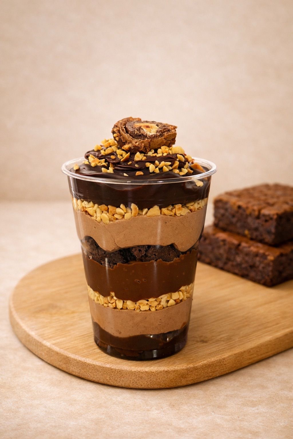 Copo da felicidade com morango